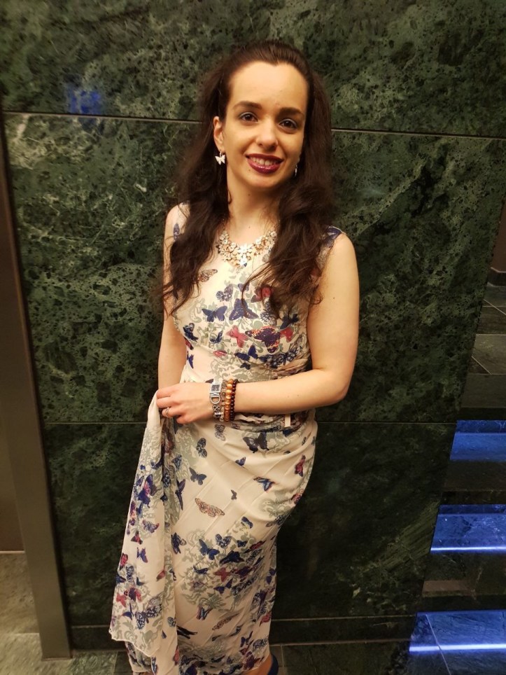 statement necklace to the maxi dress