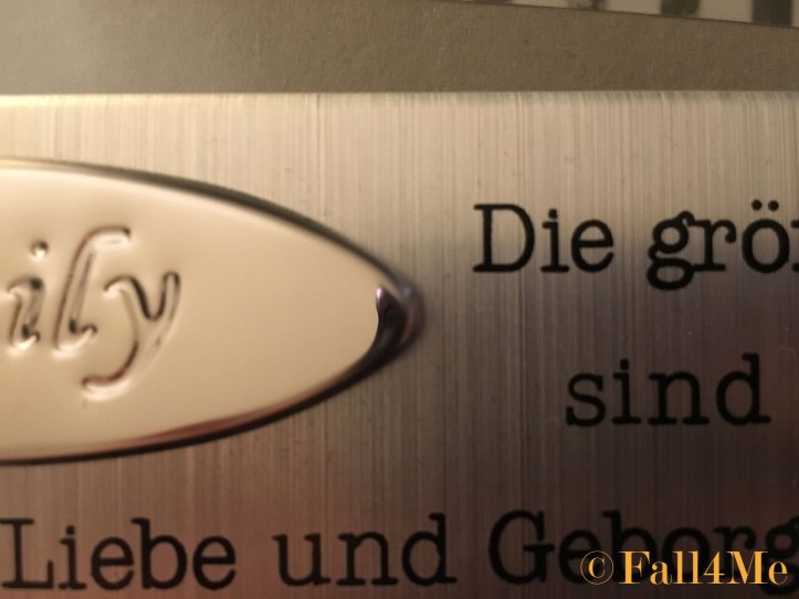 Frames with a saying as gift idea