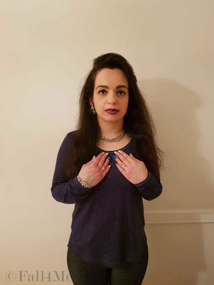 Bloggerstyle navy and silver