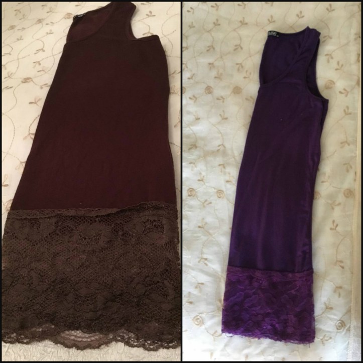 Long tanktops with lace by eBay