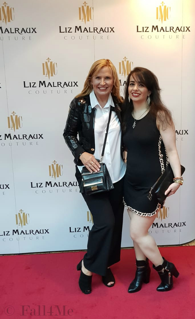 Blogger Johanna from Fall4Me with designer Liz Malraux