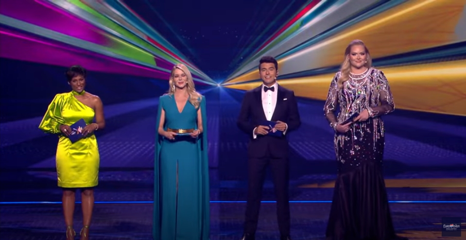 Eurovision Song Contest semi-final 2 impressions hosts
