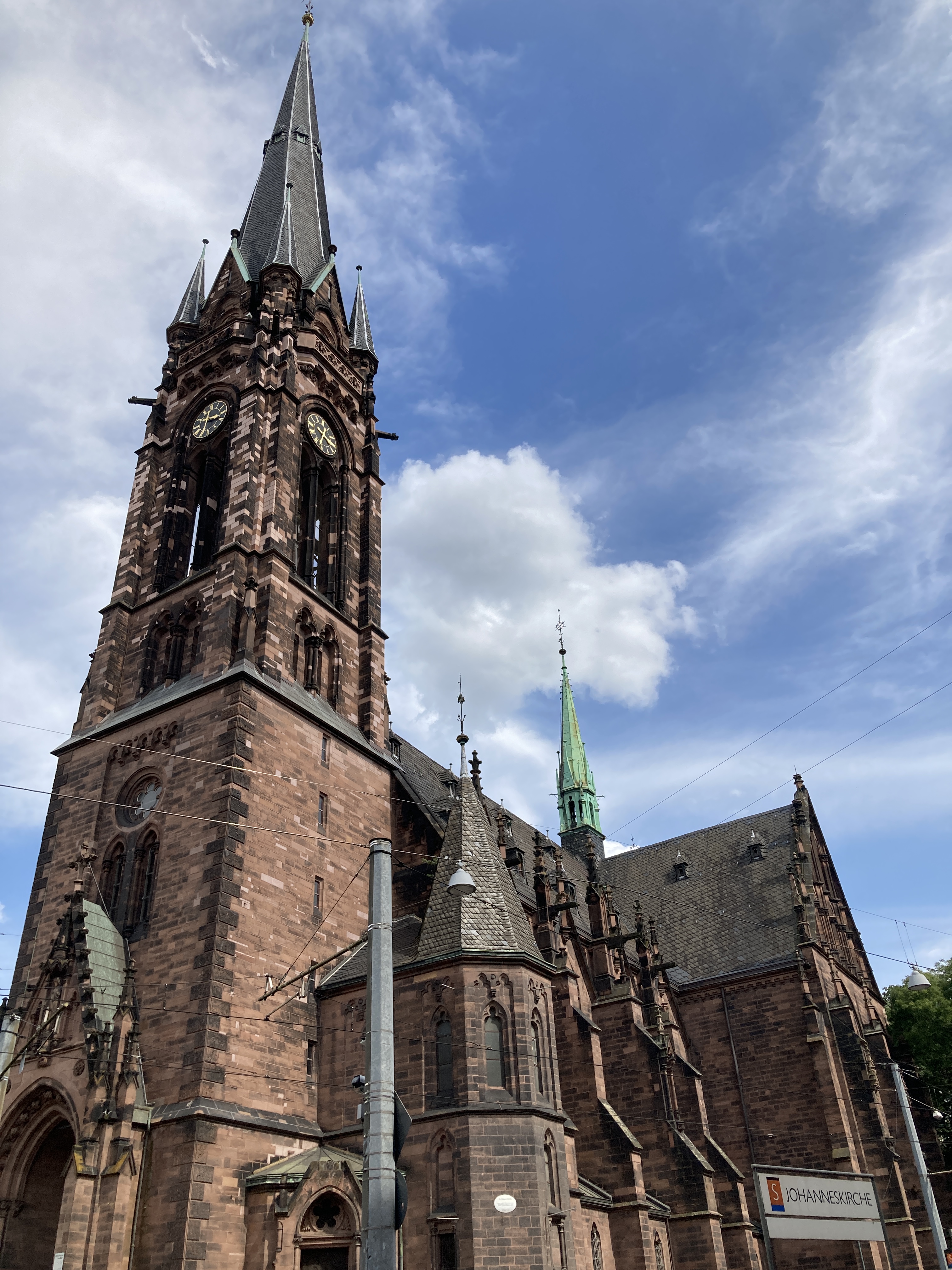 The St.John's cathedral in Saarbrücken