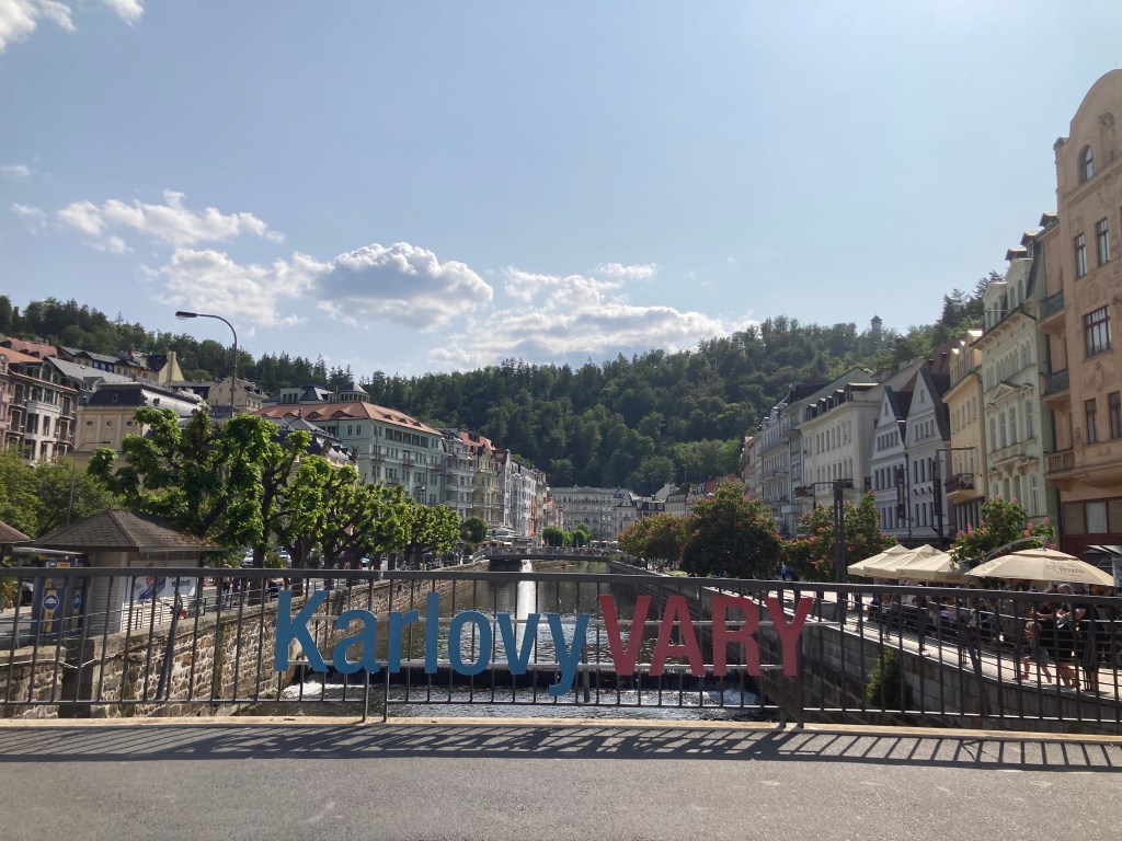 Impressions of the architecture in Karlovy Vary.
