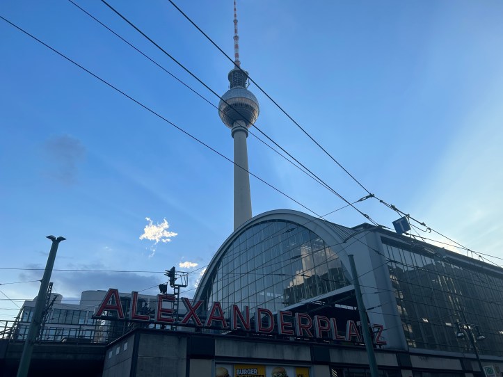 The Alexanderplatz of Berlin and the television tower