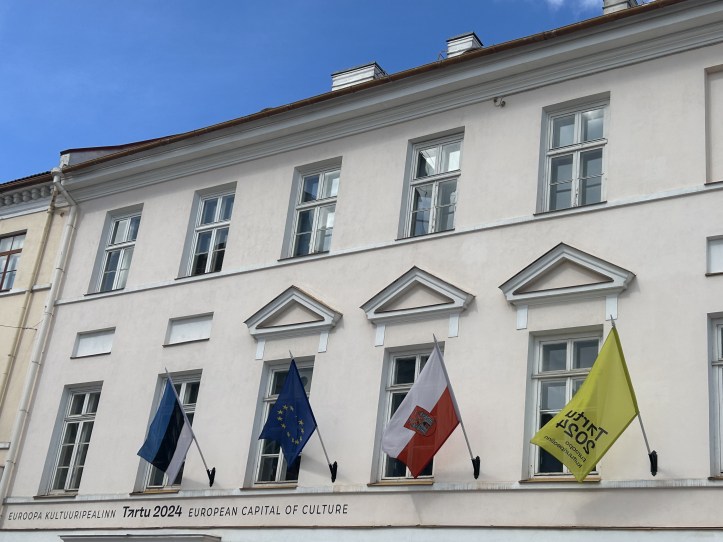 Tartu 2024 impressions at the town hall square.