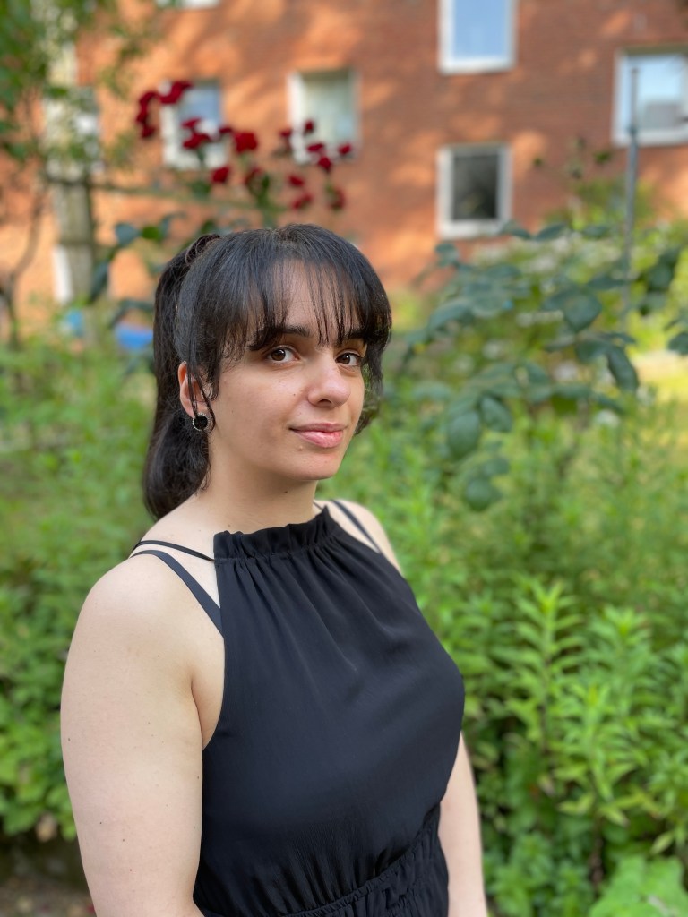 A summer maxi-dress in black.