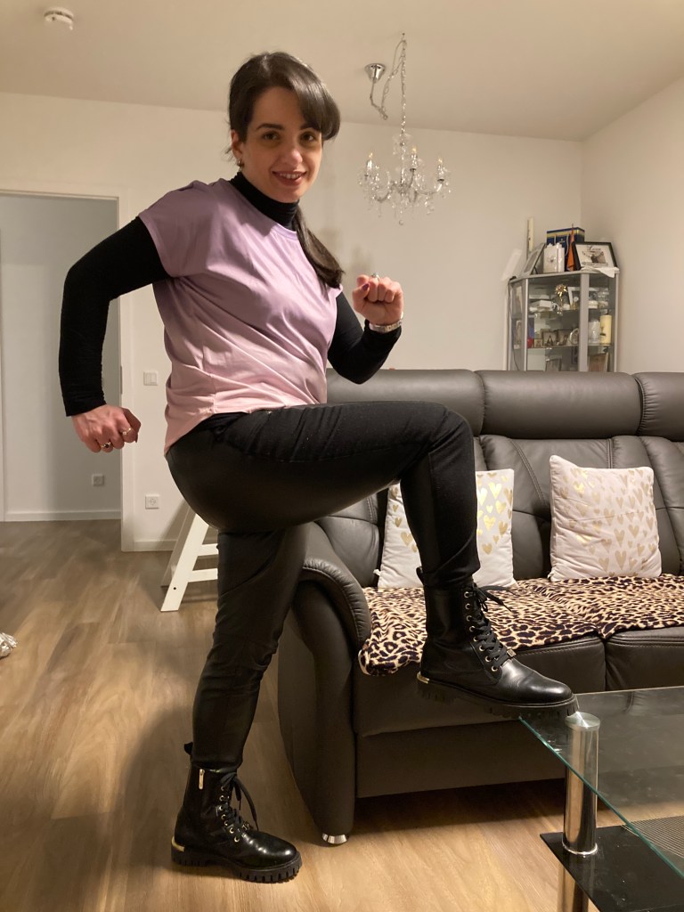 Sportscore is a trend that has an athletic item integrated in the look.