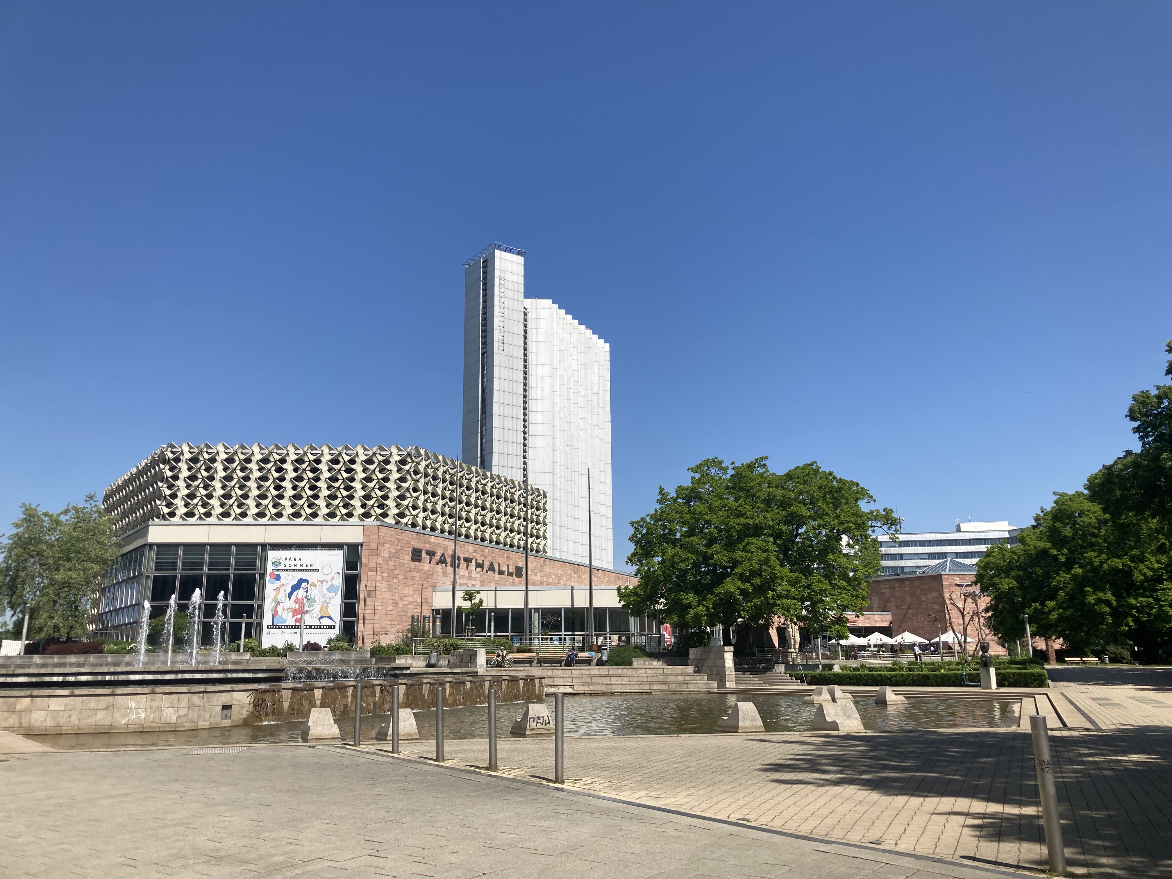 The city hall of Chemnitz
